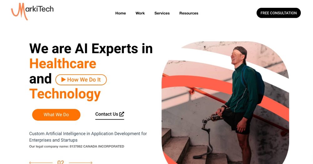 MarkiTech homepage