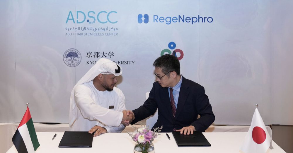 Abu Dhabi Stem Cells Centre partners with Rege Nephro and Kyoto University Center for iPS Cell Research and Application in Japan
