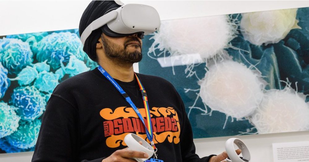 VR blood transfusion training