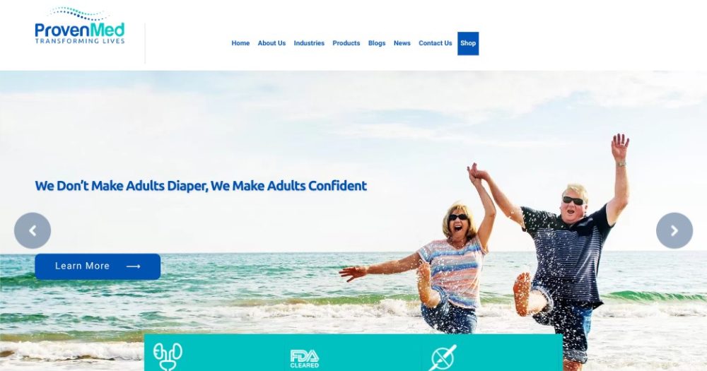 ProvenMed homepage