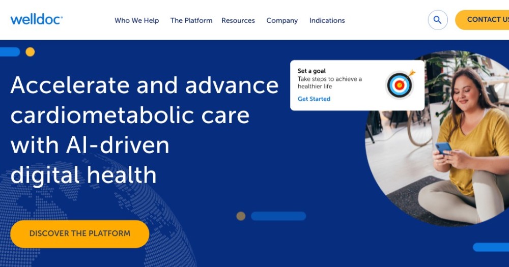 Welldoc homepage