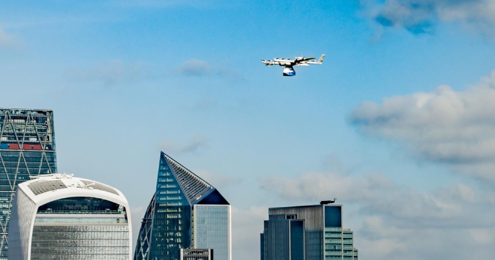 using drones for blood deliveries in the UK