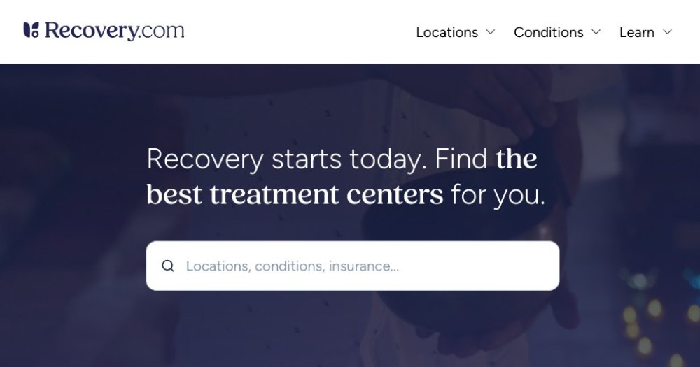 Recovery.com homepage