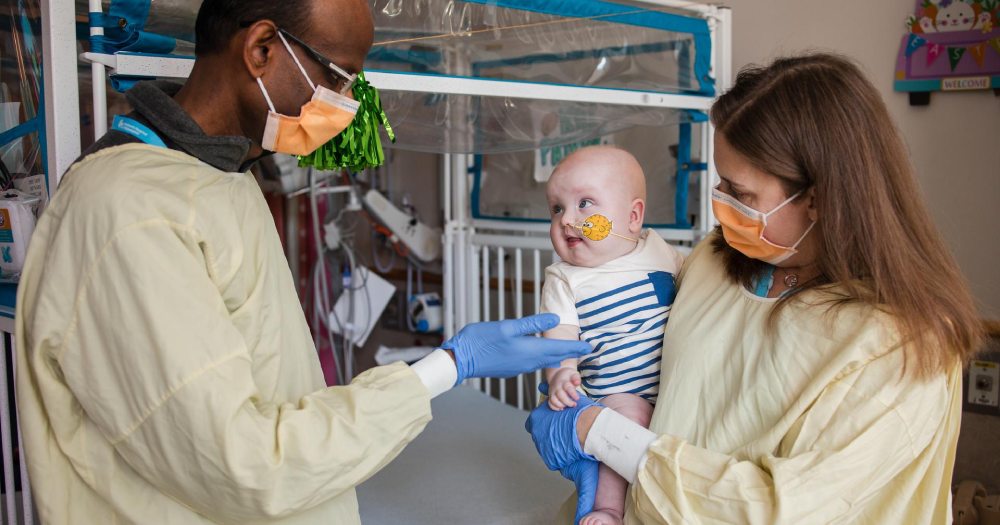 A baby receives the first customized CRISPR treatment