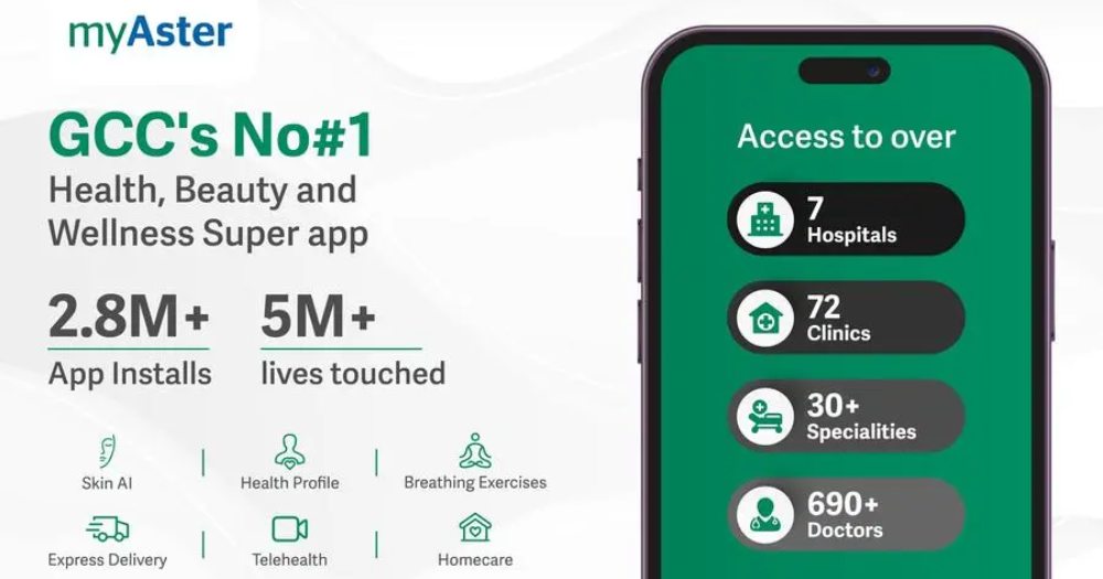 myAster app milestone