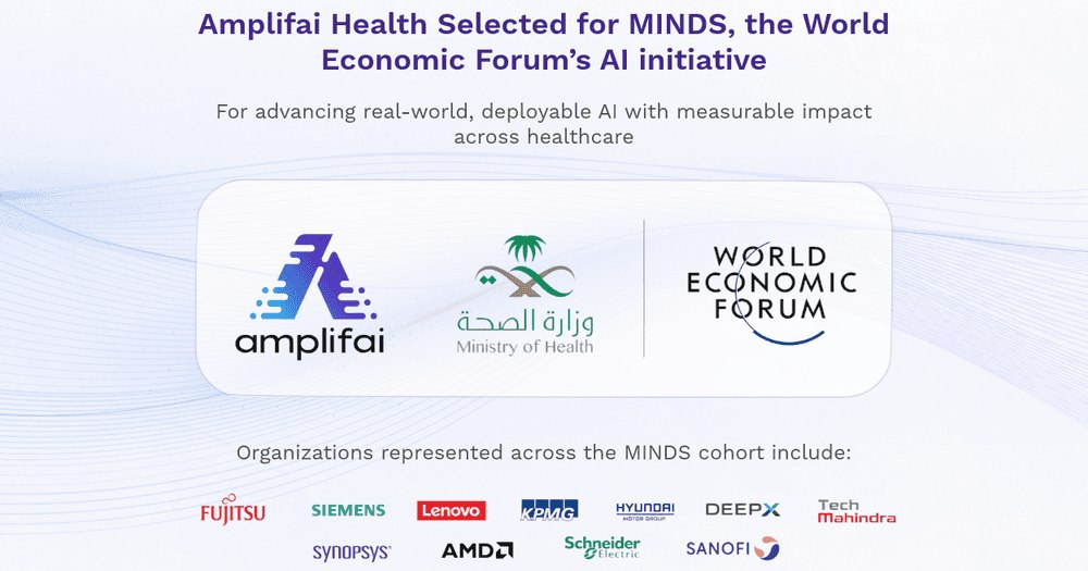 AmplifAI Health selected for WEF MINDS programme