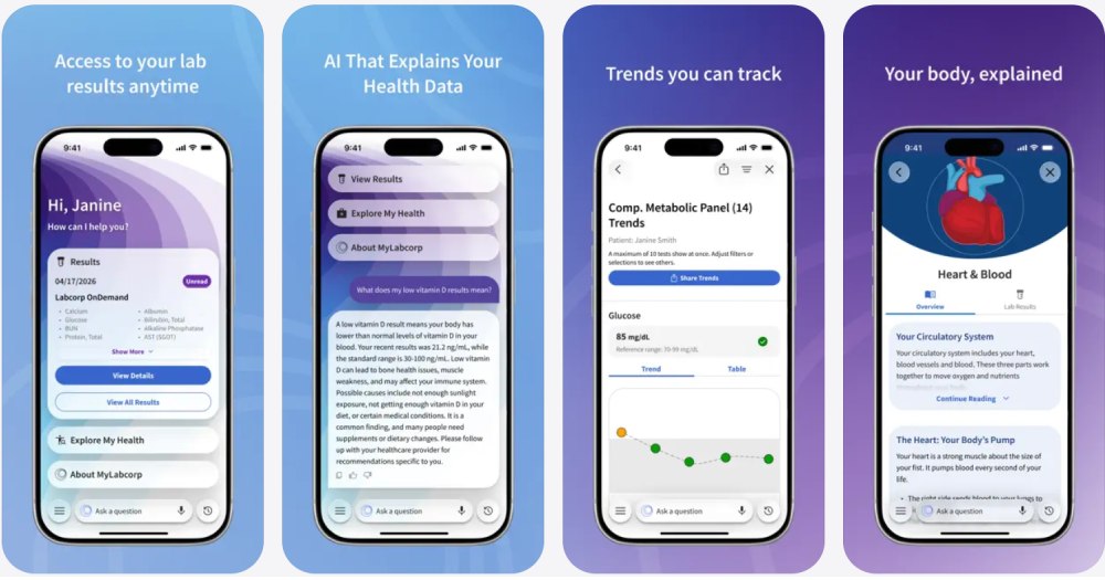 My LabCorp app