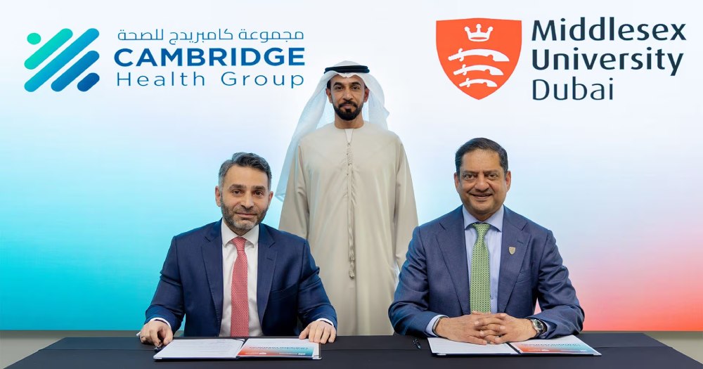 Cambridge Health Group and Middlesex University Dubai sign healthcare education deal