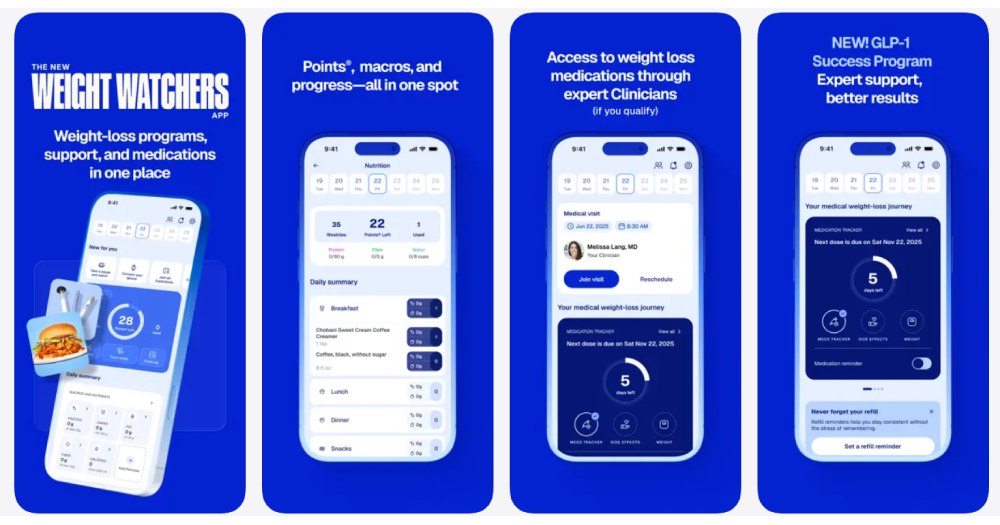 Weight Watchers app